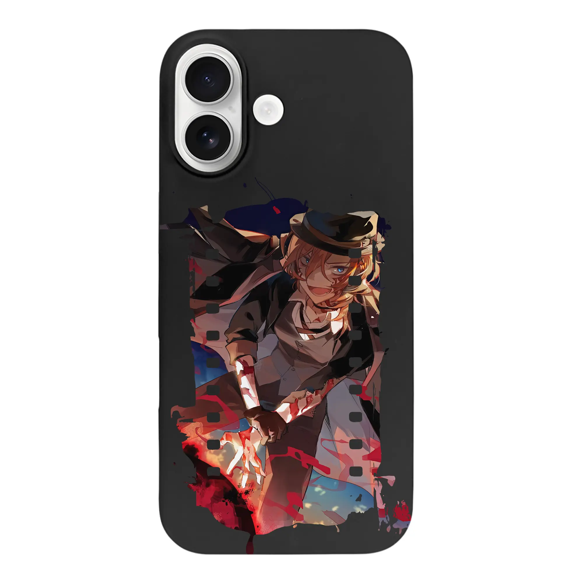 文豪ストレイドッグス グッズ,中原中也 - iPhone 17 シリーズ シリコンケース 薄型 耐衝撃 指紋防止 ソフトタッチカバー 精密フィット 傷防止 保護ケース iPhone 17/17 Air/17 Pro/17 Pro Max 対応